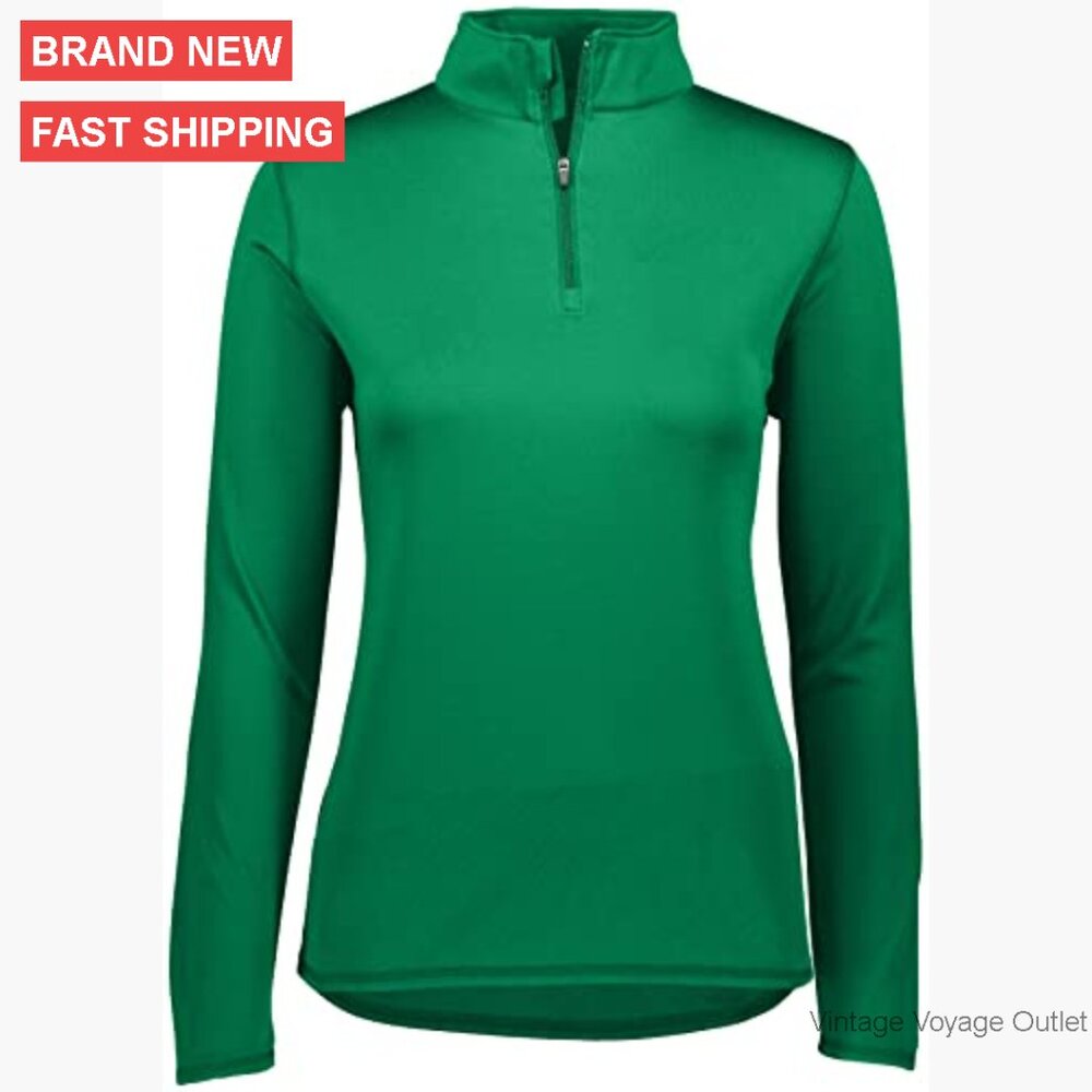 Performance Quarter Zip Pullover, Moisture Wickin… - image 3